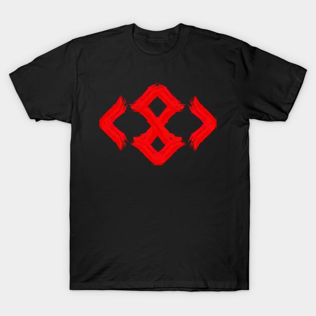 Red Eight T-Shirt by Spaksu